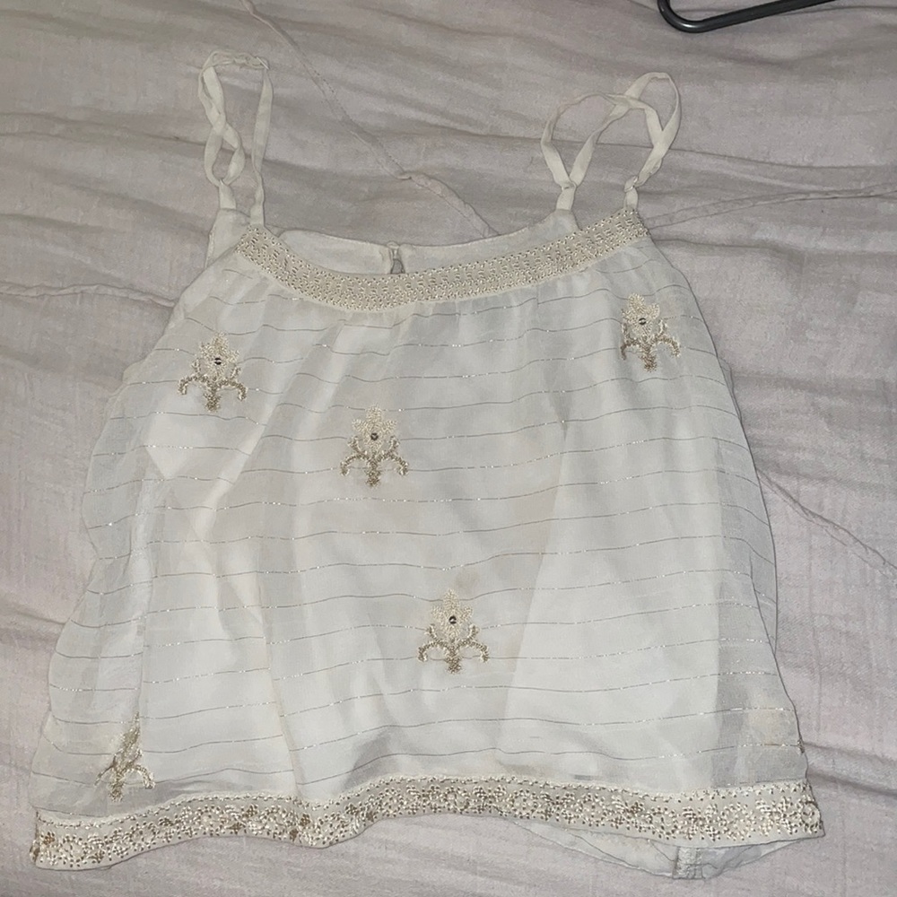 2000s American Eagle Cream Top